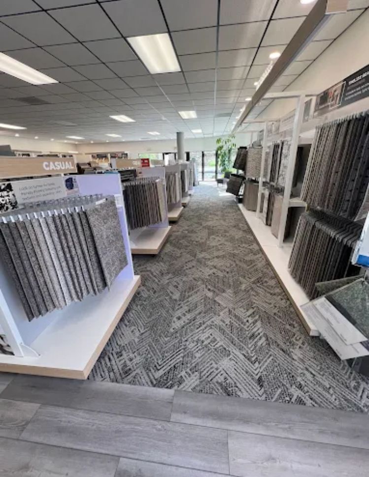Williams Flooring America carpet showroom